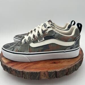 NWOB Vans Old Skool Sneakers Mens 7 Camo Skater Streetwear School Womens 8.5